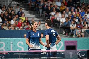 Paris 2024 Paralympics - Lucas Didier At Table Tennis Singles Semi Finals