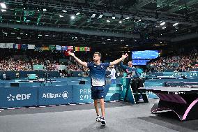 Paris 2024 Paralympics - Lucas Didier At Table Tennis Singles Semi Finals