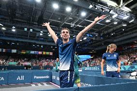 Paris 2024 Paralympics - Lucas Didier At Table Tennis Singles Semi Finals