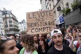 Rally Against The President's Forceful Blow - Paris