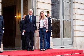 PM Barnier Meets With National Assembly President - Paris