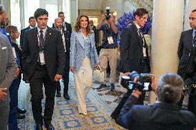 Queen Rania At 50th Cernobbio Forum - Cernobbio