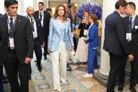 Queen Rania At 50th Cernobbio Forum - Cernobbio