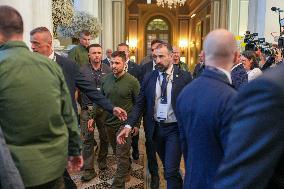 Volodymyr Zelensky At 50th Cernobbio Forum - Cernobbio