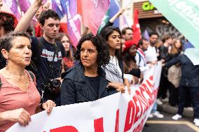 Rally Against The President's Forceful Blow - Paris