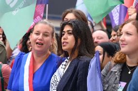 Rally Against The President's Forceful Blow - Paris