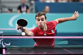 Paris 2024 Paralympics - Table Tennis - Lucas Didier Wins Silver