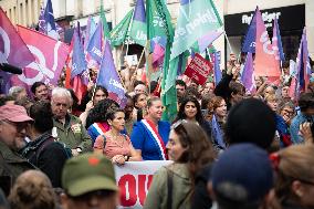 Jean-Luc Melenchon At Rally Against Appointment Of New French PM - Paris