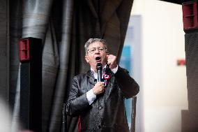 Jean-Luc Melenchon At Rally Against Appointment Of New French PM - Paris