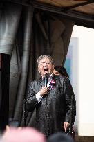 Jean-Luc Melenchon At Rally Against Appointment Of New French PM - Paris