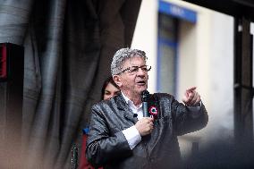 Jean-Luc Melenchon At Rally Against Appointment Of New French PM - Paris