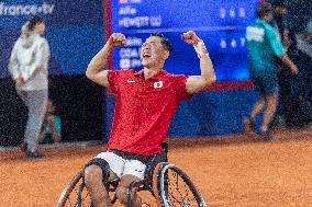 Wheelchair Tennis - Men's Singles Gold Medal Match And Ceremony