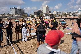 Protest In Barcelona