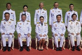 Thai Prime Minister Paetongtarn Shinawatra Leads Newly Appointed Cabinet Special Meeting To Prepare Policy Statement.