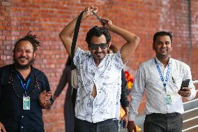 Bollywood Actor Nawazuddin Siddiqui Arrives Kathmandu For Premiere Of “Shambhala” Movie