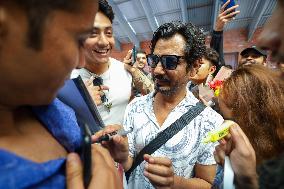 Bollywood Actor Nawazuddin Siddiqui Arrives Kathmandu For Premiere Of “Shambhala” Movie