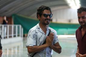 Bollywood Actor Nawazuddin Siddiqui Arrives Kathmandu For Premiere Of “Shambhala” Movie