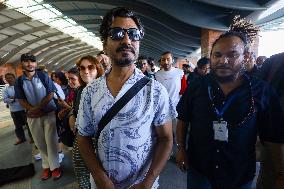 Bollywood Actor Nawazuddin Siddiqui Arrives Kathmandu For Premiere Of “Shambhala” Movie