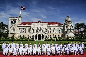 Thai Prime Minister Paetongtarn Shinawatra Leads Newly Appointed Cabinet Special Meeting To Prepare Policy Statement.