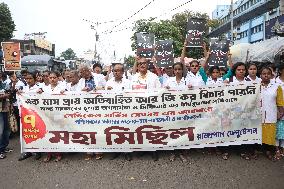 Doctor's Protest In Kolkata, India