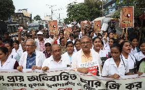 Doctor's Protest In Kolkata, India