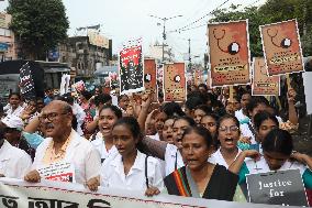 Doctor's Protest In Kolkata, India