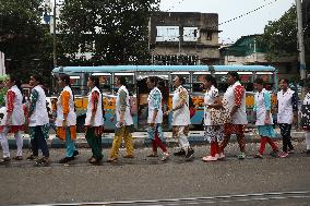 Doctor's Protest In Kolkata, India