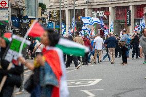 National Day Of Action For Palestine: London’s Streets Filled With Protests And Police Presence