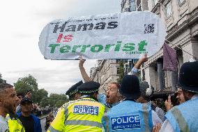 National Day Of Action For Palestine: London’s Streets Filled With Protests And Police Presence