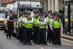 National Day Of Action For Palestine: London’s Streets Filled With Protests And Police Presence