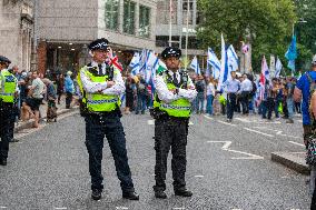 National Day Of Action For Palestine: London’s Streets Filled With Protests And Police Presence