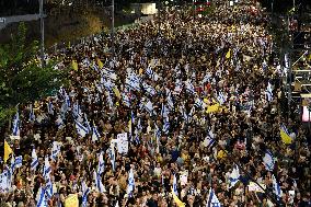 Israelis Protested Against Israeli Government Calling For Immediate Release Of Hostages