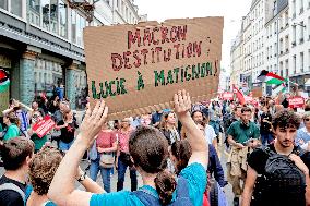 Protest Held Over Macron's Appointment Of Michele Barnier As French Prime Minister