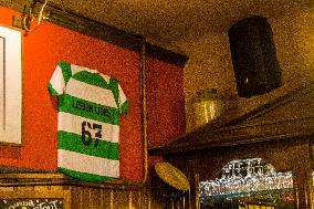 Irish And British People Watching The Match Between Ireland X England In Cais Do Sodré, Lisbon, Portugal