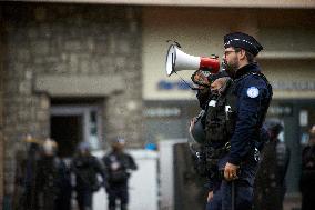 Protest Against Macron's Choice Of Michel Banier As Prime Minister