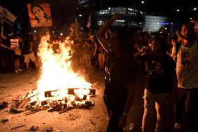 Israelis Protested Against Israeli Government Calling For Immediate Release Of Hostages