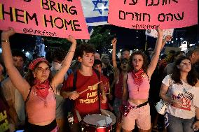 Israelis Protested Against Israeli Government Calling For Immediate Release Of Hostages