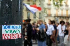 Protest Against Macron's Choice Of Michel Banier As Prime Minister