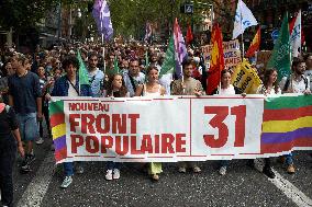 Protest Against Macron's Choice Of Michel Banier As Prime Minister