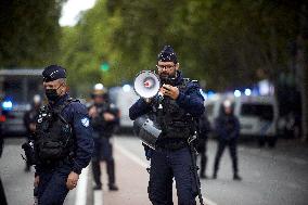 Protest Against Macron's Choice Of Michel Banier As Prime Minister