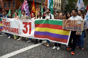 Protest Against Macron's Choice Of Michel Banier As Prime Minister