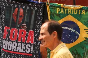 Act Against Minister Alexandre De Moraes Who Suspended The X In Brazil