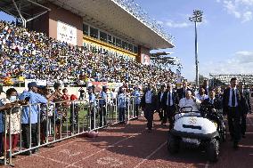 Pope Francis Leads A Mass in Port Moresby - Papua New Guinea