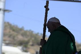 Pope Francis Leads A Mass in Port Moresby - Papua New Guinea