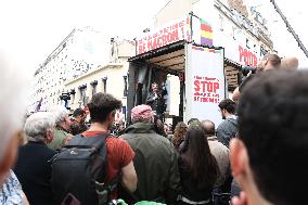 Jean-Luc Melenchon At A Rally Against The President's Forceful Blow - Paris