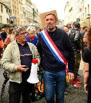 Rally Against The President's Forceful Blow - Paris