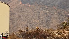 Line Fire Rages In San Bernardino County - California