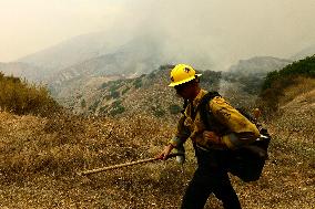 Line Fire Rages In San Bernardino County - California