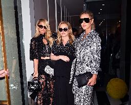 NYFW - Paris, Nicky And Kathy Hilton At Alice And Olivia