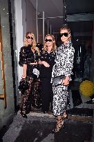 NYFW - Paris, Nicky And Kathy Hilton At Alice And Olivia